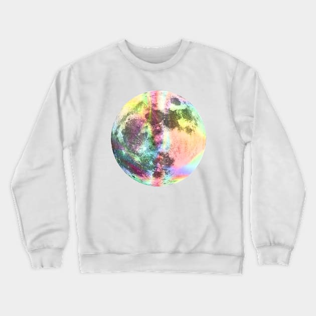 Holographic moon Crewneck Sweatshirt by Vintage Dream